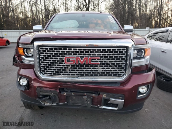 2015 GMC Sierra 2500HD available WiFi Denali with VIN 1GT120EG5FF165097, listed as a Copart auction lot 86124294 with 115,572 mi miles and Salvage Title. Bid and sale history available at carsss.com. Image 5.