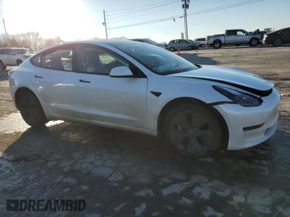 2023 Tesla Model 3 with VIN 5YJ3E1EA8PF548135, listed as a Copart auction lot 88732625 with 33,232 mi miles and Salvage Title. Bid and sale history available at DreamBid. Image 4.