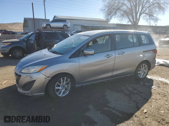 2014 Mazda 5 Touring with VIN JM1CW2CL0E0169665, listed as a Copart auction lot 80062594 with Not Provided miles and Salvage Title. Bid and sale history available at carsss.com. Image 1.