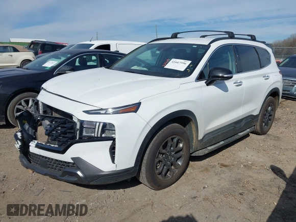 2023 Hyundai Santa Fe XRT with VIN 5NMS64AJ9PH497355, listed as a IAAI auction lot 41667596 with 67,584 mi miles. Bid and sale history available at carsss.com. Image 18.