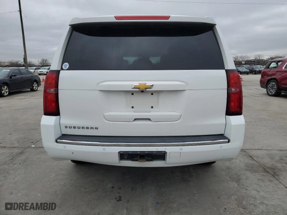 2016 Chevrolet Suburban LTZ with VIN 1GNSKJKC2GR347343, listed as a Copart auction lot 43932555 with 150,628 mi miles and Salvage Title. Bid and sale history available at carsss.com. Image 6.