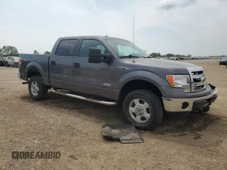 2013 Ford F-150 XL with VIN 1FTFW1ET1DKF57964, listed as a Copart auction lot 58801885 with 176,584 mi miles and Salvage title. Bid and sale history available at DreamBid. Image 4.