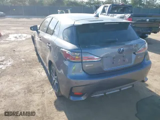2015 Lexus CT 200h Hybrid with VIN JTHKD5BH5F2224325, listed as a IAAI auction lot 41095553 with 92,591 mi miles. Bid and sale history available at carsss.com. Image 3.