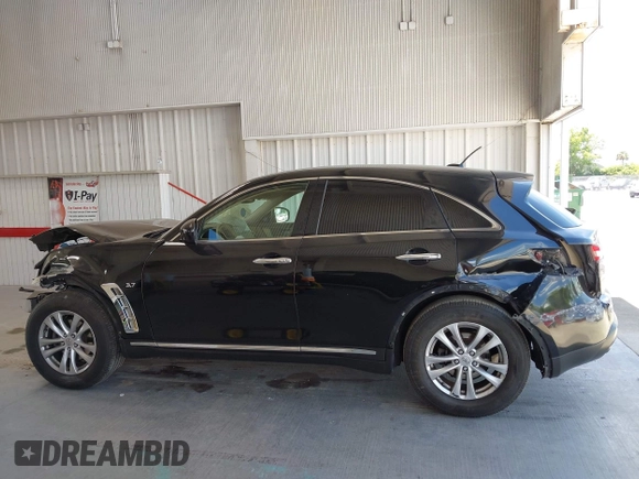2017 Infiniti QX70 z VIN JN8CS1MU1HM143574, wystawiony jako IAAI lot #42546397 z przebiegiem 103 624 mil mil oraz . Historia ofert i sprzedaży dostępna na DreamBid. Obrazek 14.