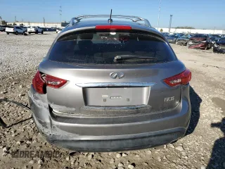 2009 Infiniti FX35 with VIN JNRAS18W69M158460, listed as a Copart auction lot 76367334 with 232,036 mi miles and Salvage Title. Bid and sale history available at carsss.com. Image 6.