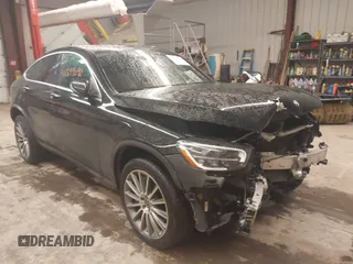 2020 Mercedes-Benz GLC with VIN WDC0J8EBXLF712792, listed as a IAAI auction lot 41399090 with 63,762 mi miles. Bid and sale history available at carsss.com. Image 1.
