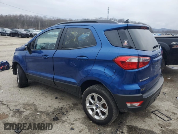 2020 Ford EcoSport SE with VIN MAJ6S3GL3LC353590, listed as a Copart auction lot 45317595 with 89,611 mi miles and Salvage Title. Bid and sale history available at DreamBid. Image 2.