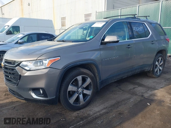 2018 Chevrolet Traverse LT Leather with VIN 1GNEVHKW0JJ147686, listed as a IAAI auction lot 41869087 with 78,708 mi miles. Bid and sale history available at carsss.com. Image 2.
