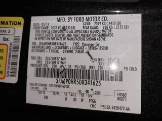 2013 Ford Fusion SE z VIN 3FA6P0HR5DR341625, wystawiony jako IAAI lot #41959529 z przebiegiem 102 123 mil mil oraz . Historia ofert i sprzedaży dostępna na DreamBid. Obrazek 9.