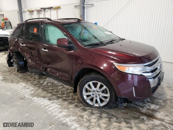 2011 Ford Edge SEL with VIN 2FMDK3JC9BBA02932, listed as a Copart auction lot 80904994 with 0 mi miles and Salvage Title. Bid and sale history available at carsss.com. Image 4.