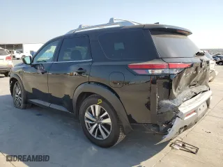 2022 Nissan Pathfinder SL with VIN 5N1DR3CA9NC204455, listed as a Copart auction lot 74389134 with 74,360 mi miles and Salvage Title. Bid and sale history available at carsss.com. Image 2.