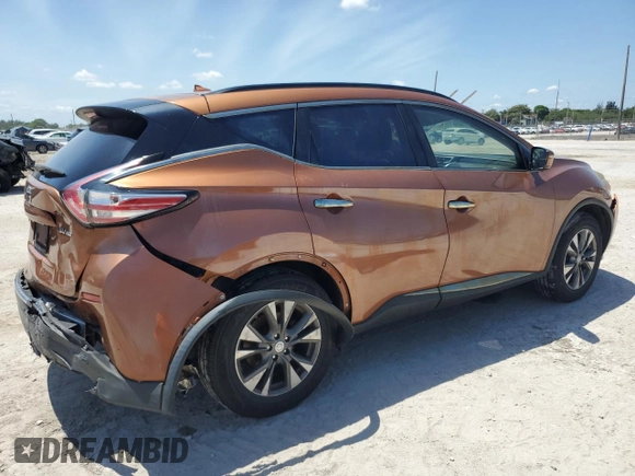 2015 Nissan Murano SV z VIN 5N1AZ2MH7FN200113, wystawiony jako Copart lot #55986595 z przebiegiem 155 645 mil mil oraz Szkoda całkowita • Salvage title. Historia ofert i sprzedaży dostępna na DreamBid. Obrazek 3.