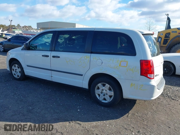 2011 Dodge Grand Caravan Cargo with VIN 2D4RN1AG7BR788880, listed as a IAAI auction lot 41573858 with 240,670 mi miles. Bid and sale history available at carsss.com. Image 3.