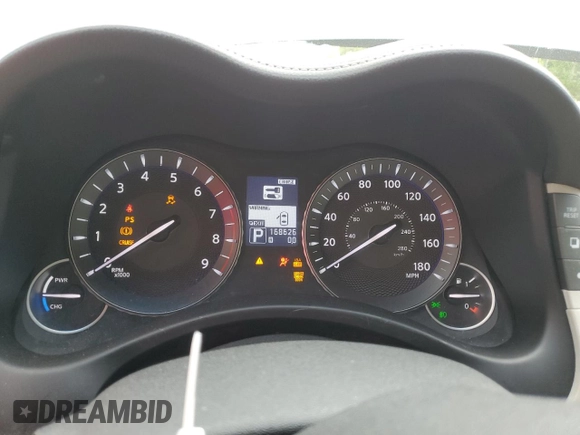 2012 Infiniti M Hybrid with VIN JN1EY1AP1CM910773, listed as a Copart auction lot 56379845 with 168,626 mi miles and Clean title. Bid and sale history available at DreamBid. Image 9.