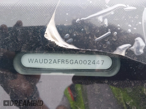 2016 Audi A5 Premium with VIN WAUD2AFR5GA002447, listed as a IAAI auction lot 41977173 with 72,173 mi miles and . Bid and sale history available at DreamBid. Image 9.