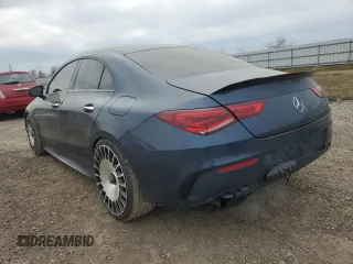 2020 Mercedes-Benz CLA with VIN WDD5J5BB8LN066534, listed as a Copart auction lot 87431524 with 54,980 mi miles and Salvage Title. Bid and sale history available at carsss.com. Image 2.