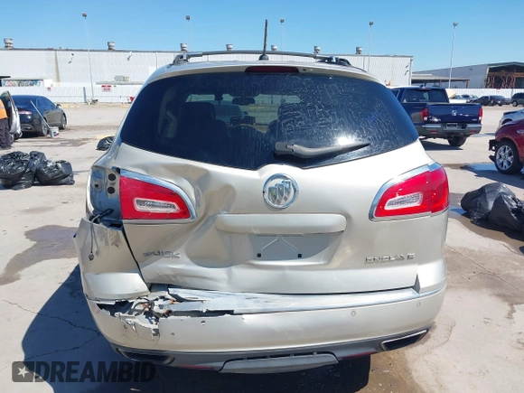 2013 Buick Enclave Premium with VIN 5GAKRDKD2DJ206346, listed as a IAAI auction lot 39121033 with 168,119 mi miles and . Bid and sale history available at DreamBid. Image 16.