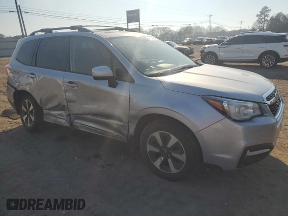 2017 Subaru Forester Premium with VIN JF2SJAEC0HG502106, listed as a Copart auction lot 46153715 with 184,274 mi miles and Salvage Title. Bid and sale history available at carsss.com. Image 4.