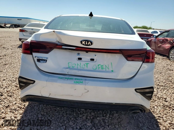 2021 Kia Forte FE with VIN 3KPF24AD7ME306946, listed as a Copart auction lot 71702354 with 23,156 mi miles and Salvage title. Bid and sale history available at DreamBid. Image 6.