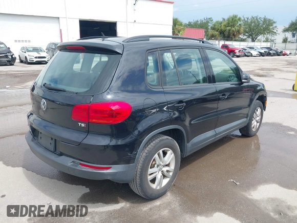 2016 Volkswagen Tiguan R-Line with VIN WVGAV7AX1GW521967, listed as a IAAI auction lot 42803643 with 128,794 mi miles and . Bid and sale history available at DreamBid. Image 4.