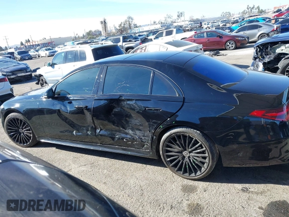 2023 Mercedes-Benz S-Class S 580 with VIN W1K6G7GBXPA177218, listed as a IAAI auction lot 41349331 with 38,733 mi miles. Bid and sale history available at carsss.com. Image 14.