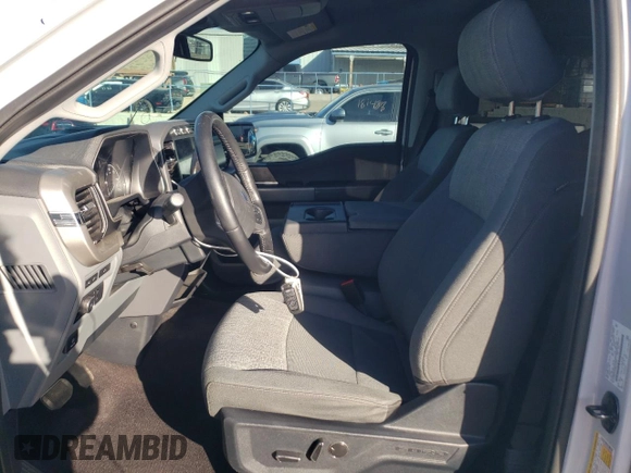 2021 Ford F-150 XL with VIN 1FTEW1CP5MKD55565, listed as a Copart auction lot 46703085 with 109,734 mi miles and Salvage Title. Bid and sale history available at carsss.com. Image 7.
