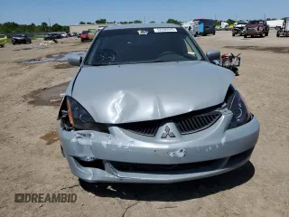 2005 Mitsubishi Lancer ES with VIN JA3AJ26E65U054420, listed as a Copart auction lot 52206935 with 187,277 mi miles and Salvage Title. Bid and sale history available at carsss.com. Image 5.