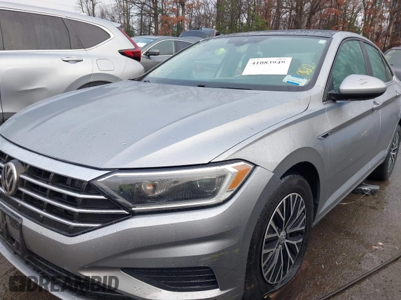 2019 Volkswagen Jetta SEL with VIN 3VWEB7BUXKM199094, listed as a IAAI auction lot 41083949 with 38,083 mi miles and . Bid and sale history available at DreamBid. Image 6.