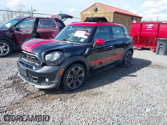 2016 MINI Countryman John Cooper Works with VIN WMWXD1C57GWT97727, listed as a IAAI auction lot 42166560 with 114,300 mi miles and . Bid and sale history available at DreamBid. Image 17.