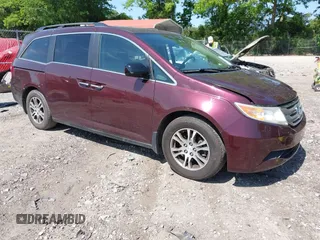 2013 Honda Odyssey EX-L с VIN 5FNRL5H69DB080653, выставлен на аукционе IAAI как лот 42308500 с пробегом 109 205 миль миль и . История ставок и продаж доступна на DreamBid. Изображение 1.