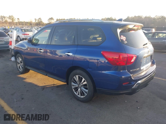 2020 Nissan Pathfinder SL with VIN 5N1DR2CN7LC594496, listed as a IAAI auction lot 41760341 with 108,006 mi miles. Bid and sale history available at carsss.com. Image 3.