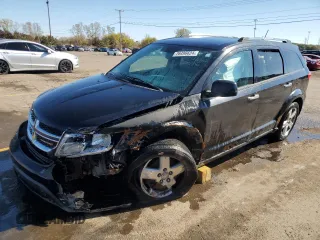 2013 Dodge Journey R/T with VIN 3C4PDDFG6DT724444, listed as a Copart auction lot 76496624 with 283,593 mi miles and Clean title. Bid and sale history available at DreamBid. Image 1.