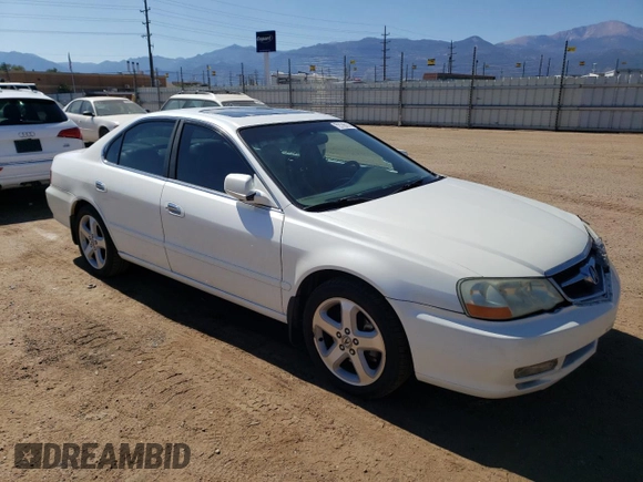 2003 Acura TL Type S with VIN 19UUA56873A013143, listed as a Copart auction lot 72776774 with 173,702 mi miles and Salvage Title. Bid and sale history available at carsss.com. Image 4.