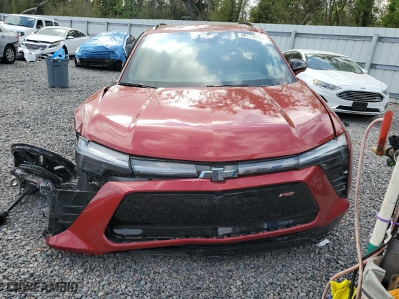 2024 Chevrolet Blazer EV eAWD RS with VIN 3GNKDCRJXRS186511, listed as a Copart auction lot 48778455 with 0 mi miles and Salvage Title. Bid and sale history available at carsss.com. Image 5.
