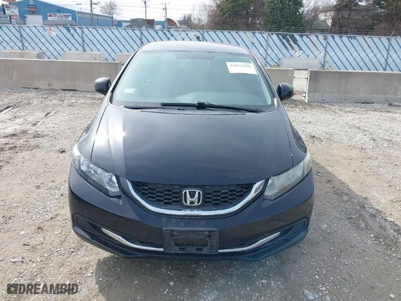 2013 Honda Civic Sdn LX with VIN 2HGFB2F52DH553996, listed as a IAAI auction lot 41851566 with 131,508 mi miles. Bid and sale history available at carsss.com. Image 13.