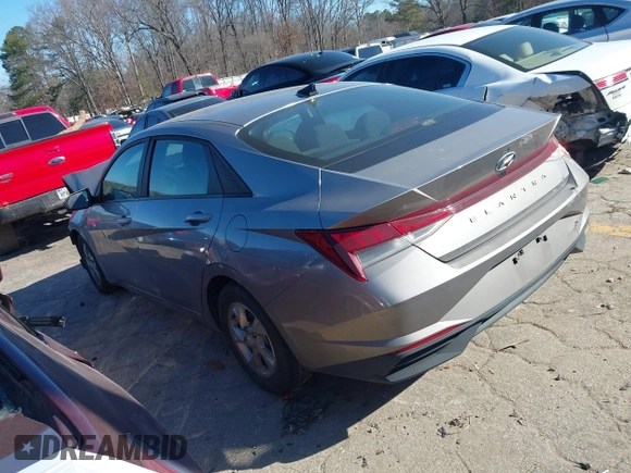 2023 Hyundai Elantra SE with VIN KMHLL4AG8PU483498, listed as a IAAI auction lot 41631316 with 103,736 mi miles and . Bid and sale history available at DreamBid. Image 3.