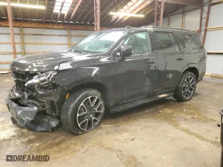2021 Chevrolet Tahoe RST with VIN 1GNSKRKD3MR206431, listed as a Copart auction lot 49045144 with 108,652 mi miles and Salvage Title. Bid and sale history available at carsss.com. Image 1.
