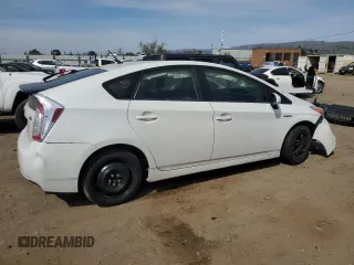 2014 Toyota Prius Four with VIN JTDKN3DU7E1748450, listed as a Copart auction lot 48019345 with 190,006 mi miles and Salvage Title. Bid and sale history available at carsss.com. Image 3.