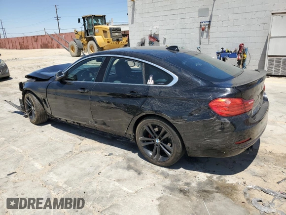 2017 BMW 4 Series 430i with VIN WBA4F7C38HG787973, listed as a Copart auction lot 59938104 with Not provided miles and Salvage title. Bid and sale history available at DreamBid. Image 2.