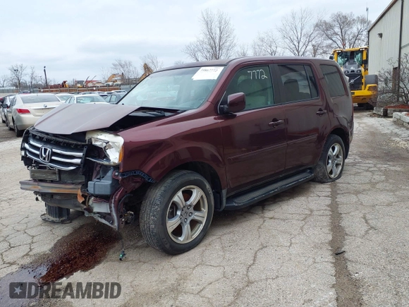 2012 Honda Pilot EX-L with VIN 5FNYF4H65CB045796, listed as a IAAI auction lot 39867772 with 104,061 mi miles. Bid and sale history available at carsss.com. Image 17.