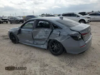 2025 Honda Civic Sport z VIN 2HGFE2F52SH563805, wystawiony jako Copart lot #55654695 z przebiegiem 3 026 mil mil oraz Szkoda całkowita • Salvage title. Historia ofert i sprzedaży dostępna na DreamBid. Obrazek 2.