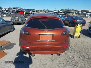 2007 Infiniti FX with VIN JNRAS08W07X202006, listed as a IAAI auction lot 41255199 with 145,291 mi miles and . Bid and sale history available at DreamBid. Image 16.
