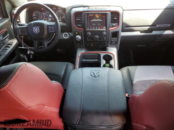 2018 Ram 1500 Rebel with VIN 1C6RR7YT2JS197612, listed as a Copart auction lot 60062745 with 60,591 mi miles and Salvage title. Bid and sale history available at DreamBid. Image 8.