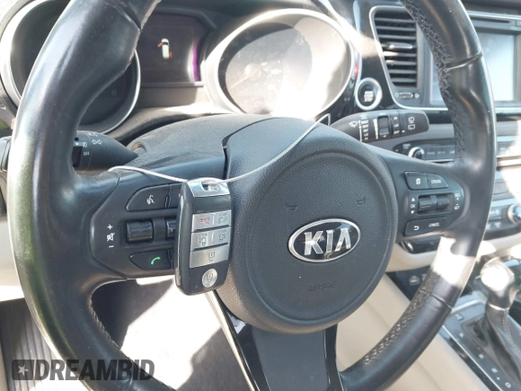 2015 Kia Sedona EX with VIN KNDMC5C10F6081596, listed as a IAAI auction lot 41508912 with 120,845 mi miles. Bid and sale history available at carsss.com. Image 11.