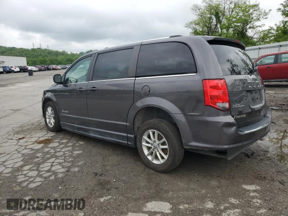 2020 Dodge Grand Caravan SXT with VIN 2C7WDGCG0LR166483, listed as a Copart auction lot 53637964 with 53,839 mi miles and Salvage Title. Bid and sale history available at DreamBid. Image 2.
