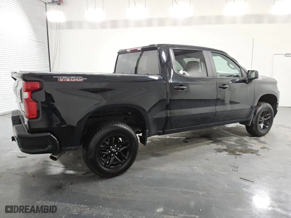 2019 Chevrolet Silverado 1500 Custom Trail Boss with VIN 1GCPYCEH8KZ388004, listed as a Copart auction lot 46548725 with 55,293 mi miles and Clean Title. Bid and sale history available at carsss.com. Image 3.