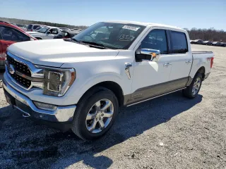 2022 Ford F-150 XL with VIN 1FTFW1ED8NFA41264, listed as a Copart auction lot 47082855 with 21,784 mi miles and Salvage Title. Bid and sale history available at carsss.com. Image 1.