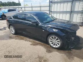 2020 Cadillac CT5 Luxury z VIN 1G6DM5RK9L0155385, wystawiony jako Copart lot #59046734 z przebiegiem 53 583 mil mil oraz Szkody całkowita. Historia ofert i sprzedaży dostępna na DreamBid. Obrazek 4.