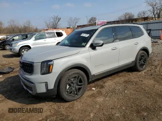 2023 Kia Telluride EX X-Line with VIN 5XYP3DGC1PG385098, listed as a Copart auction lot 52611925 with 34,872 mi miles and Salvage title. Bid and sale history available at DreamBid. Image 1.