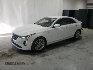 2024 Cadillac CT4 Luxury with VIN 1G6DA5RK5R0131912, listed as a Copart auction lot 48814235 with 20,798 mi miles and Clean Title. Bid and sale history available at carsss.com. Image 1.